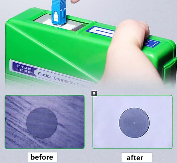 clean fiber optic attenuator