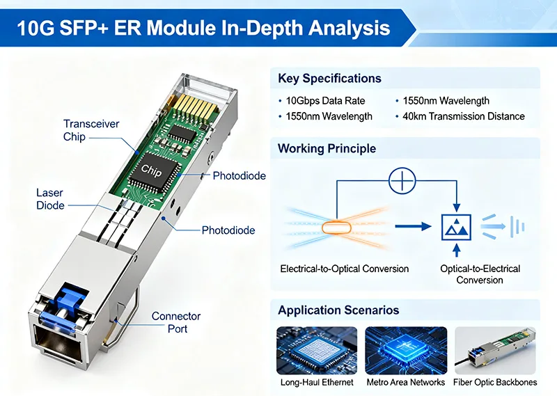 Detaillierte Analyse des 10G SFP ER-Moduls