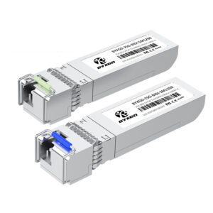 25G BiDi SFP28 Modules: BYXGD-25G-BIDI-SFP28-Tx1350Rx1290nm-10KM-LC