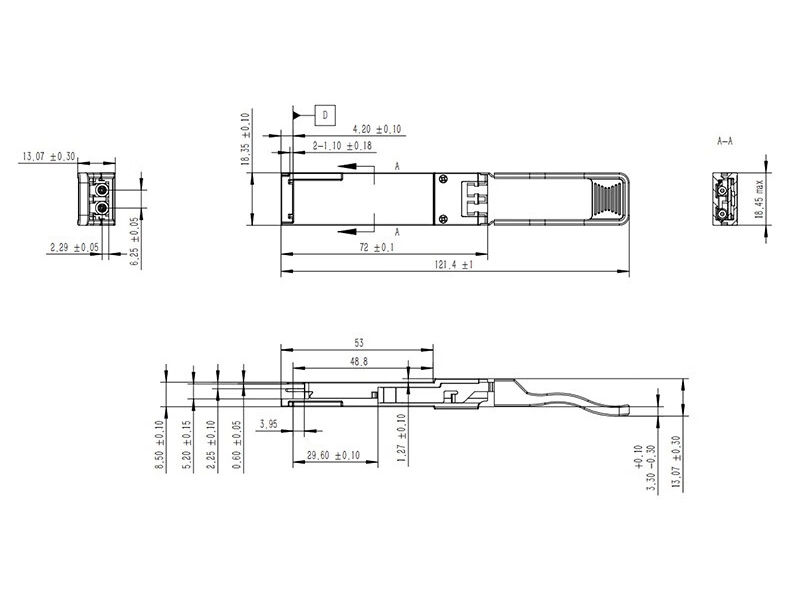 BYXGD-40G-QSFP+ technical specifications