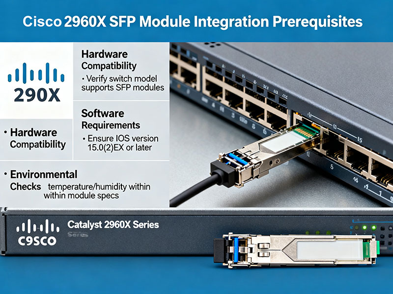 Cisco 2960X SFP Module Integration Prerequisites