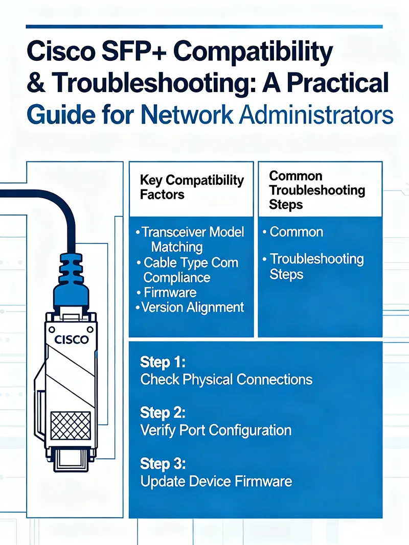 Compatibilidade e resolução de problemas do Cisco SFP+