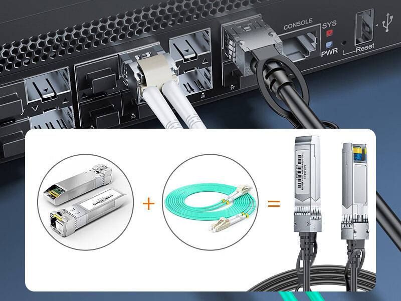 Fiber module vs copper-cable module