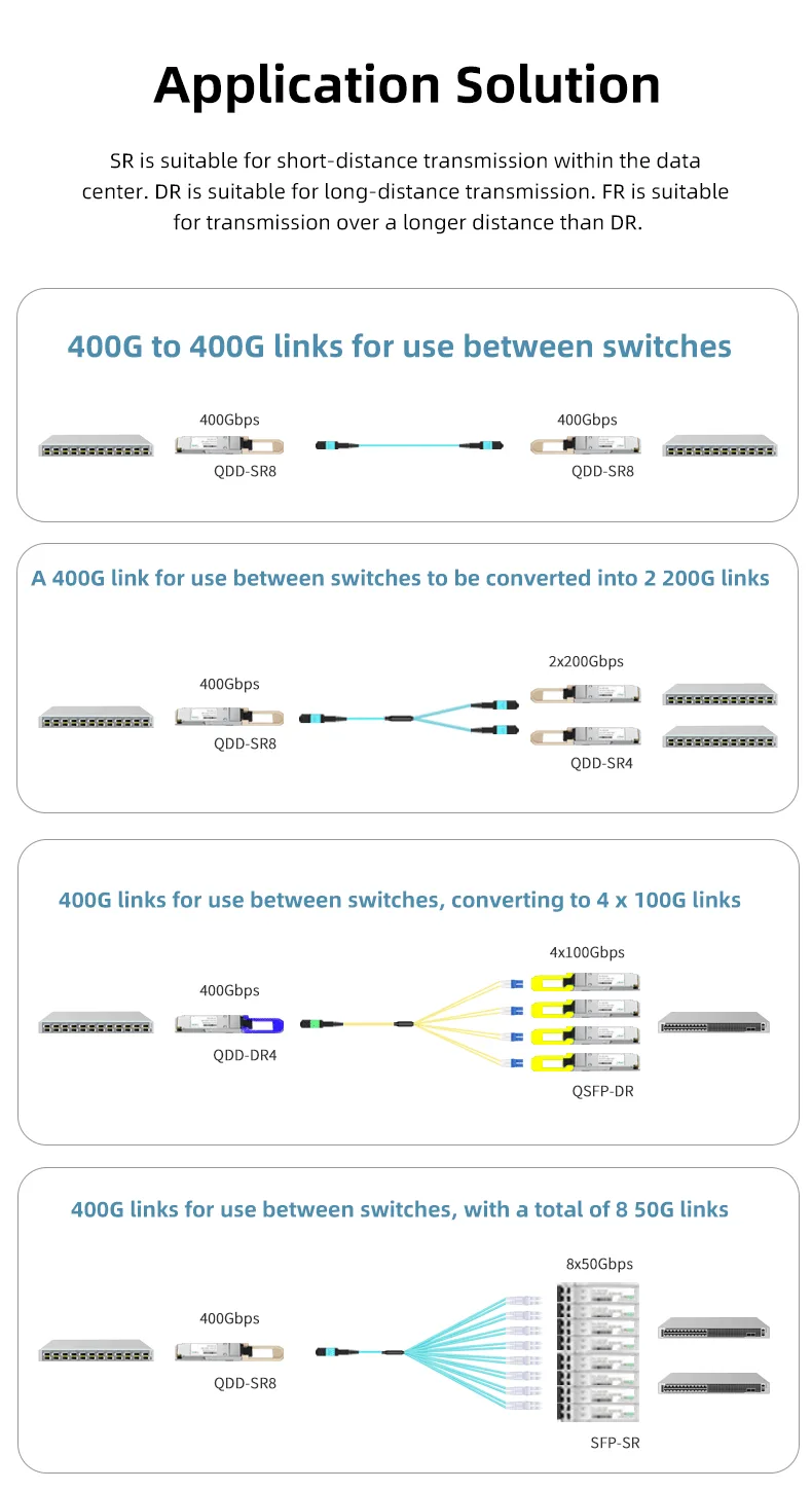 Soluzione applicativa QSFP-DD