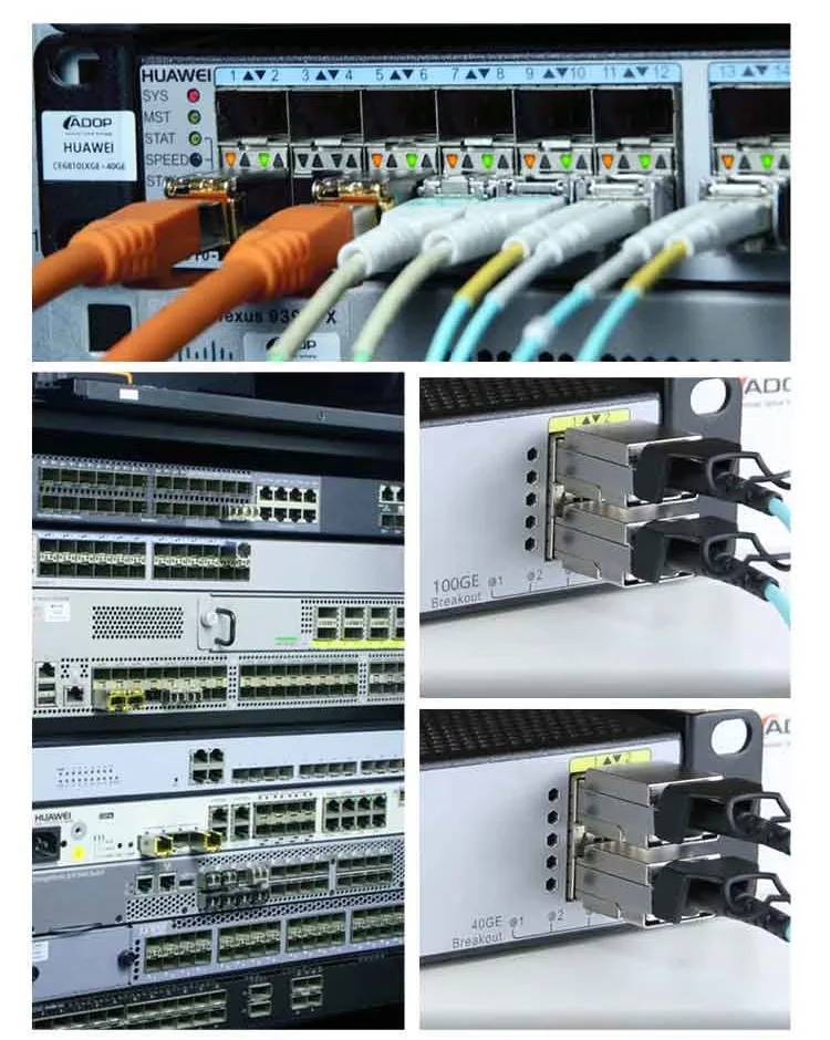 QSFP+ modul alkalmazása adatközpontokban