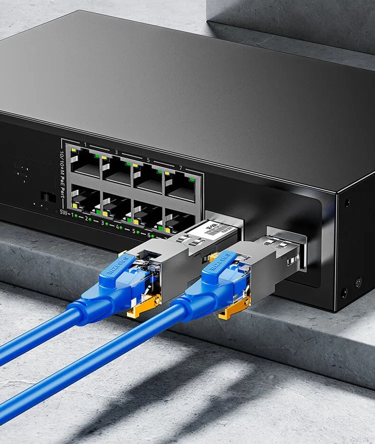 Perangkat yang kompatibel dengan RJ45 SFP