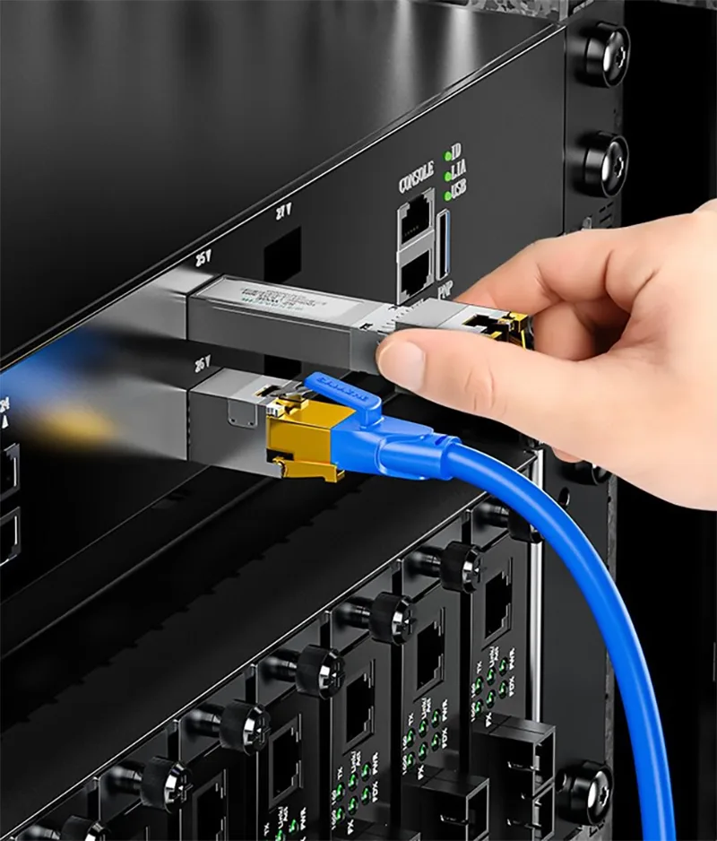 Kabel Ethernet koneksi langsung RJ45 SFP