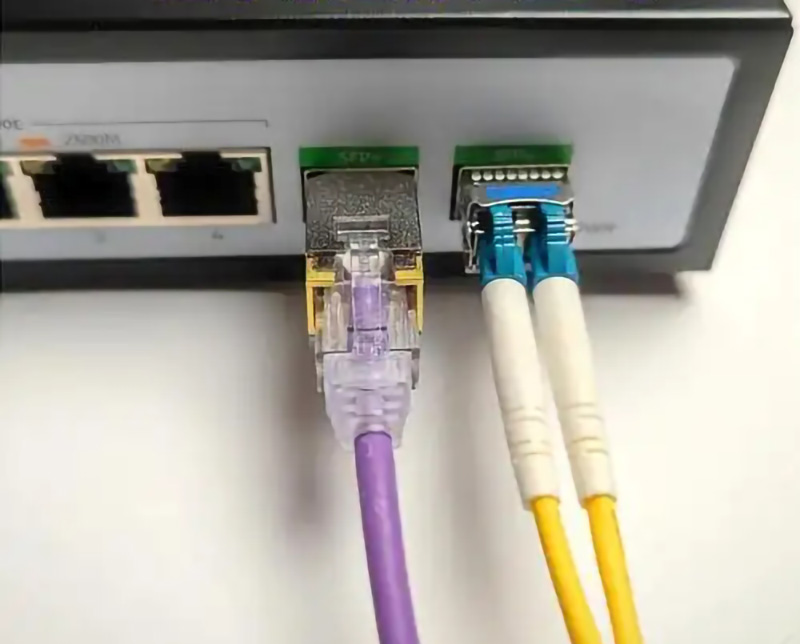 SFP Port vs RJ45 port