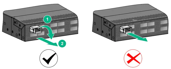 SFPモジュールの分解方法