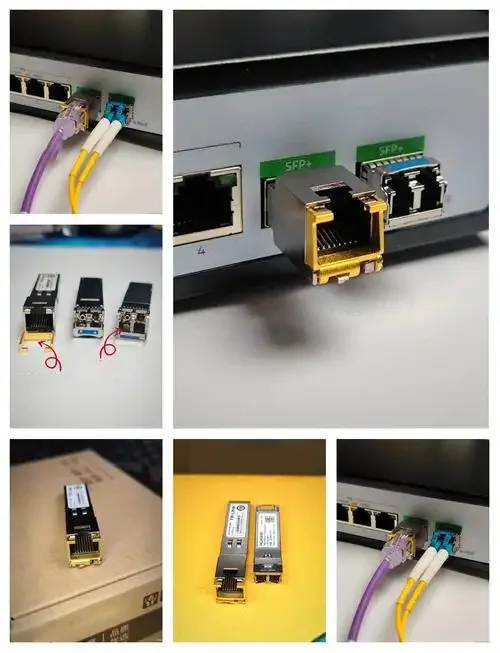 Skenario Penggunaan SFP ke RJ45