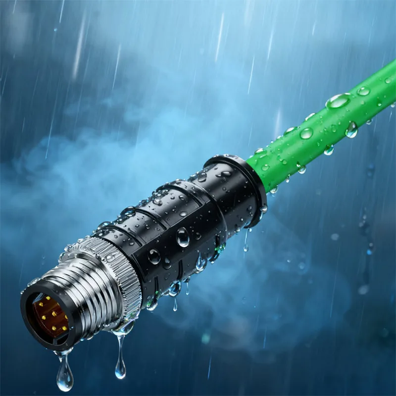 Conector M12 IP6/7 resistente al agua