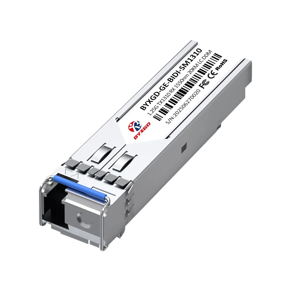 1.25G BIDI TX-1310/RX-1550nm 20KM LC