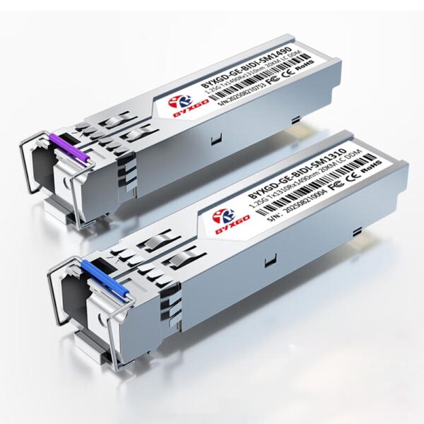 1000BASE-BX-D SFP BiDi 1490nm-TX/1310nm-RX 20km