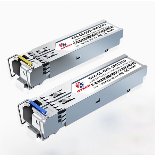 1000BASE-BX-D SFP BiDi 1550nm-TX/1310nm-RX 40km Simplex LC/UPC SMF