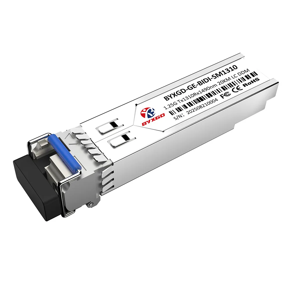 1.25 G Tx1310 Rx1490 nm 20 km LC