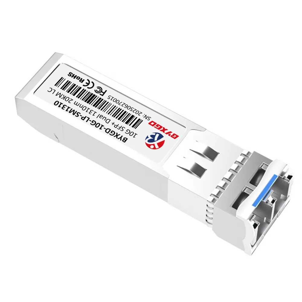 10G SFP+ 1310nm 20km Dwi LC sisi