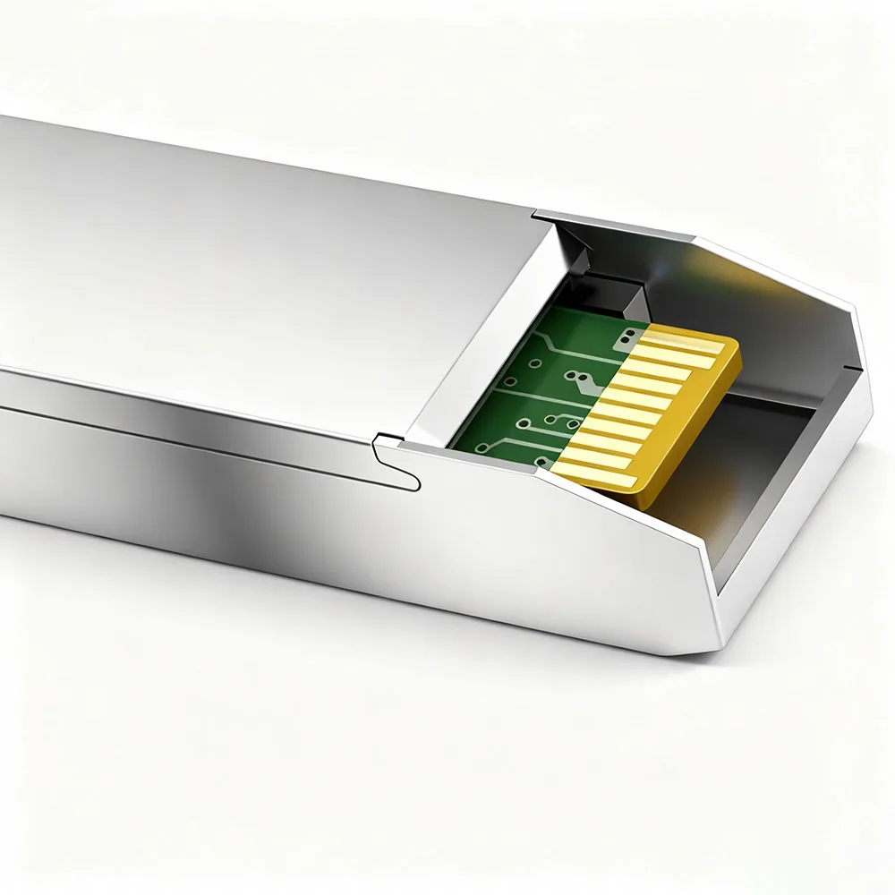 Module SFP+ 10G 1310 nm 40 km, double contact LC plaqué or