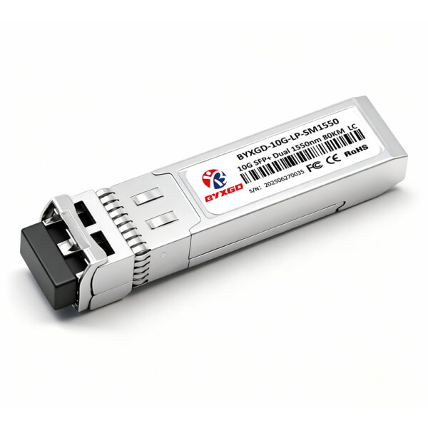 10GBASE-ZR SFP+ 1550nm 80km Simplex LC/UPC SMF