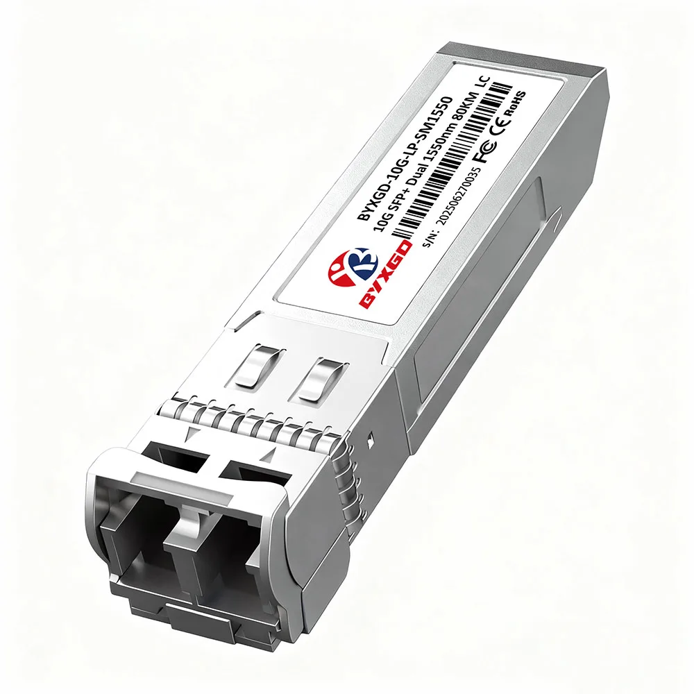 10G SFP+ 1550nm 80km 듀얼 LC 측면