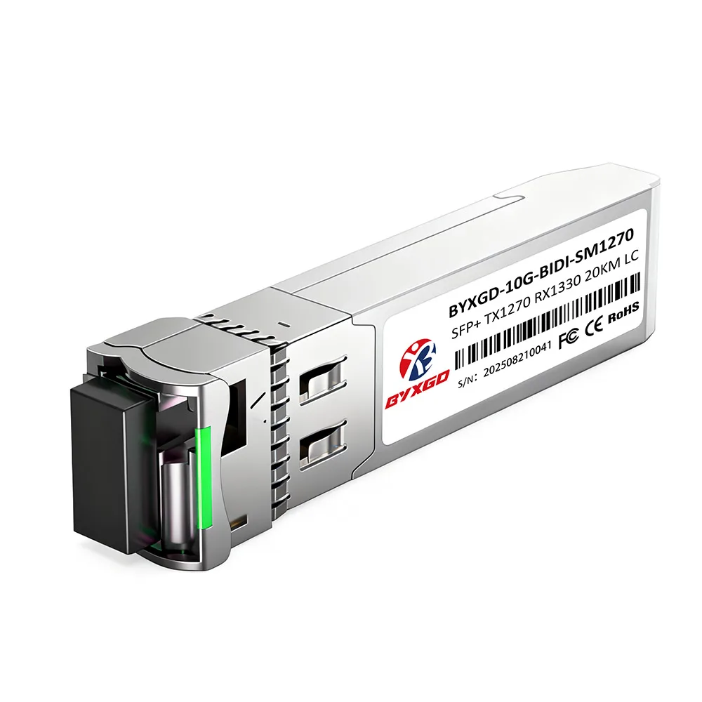 10G SFP+ BiDi Tx1270nm Rx1330nm 20km LC-zijde