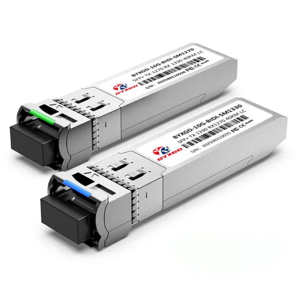 10GBASE-BX40-D SFP+ BiDi 1330nm-TX/1270nm-RX 40km