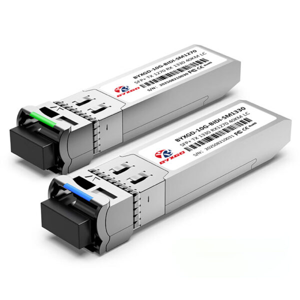 10GBASE-BX40-U SFP+ BiDi 1270nm-TX/1330nm-RX 40km