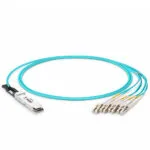 Cabo de conexão óptica ativa 40G QSFP+ para 4 LC duplex compatível com Cisco QSFP-8LC-AOC5M