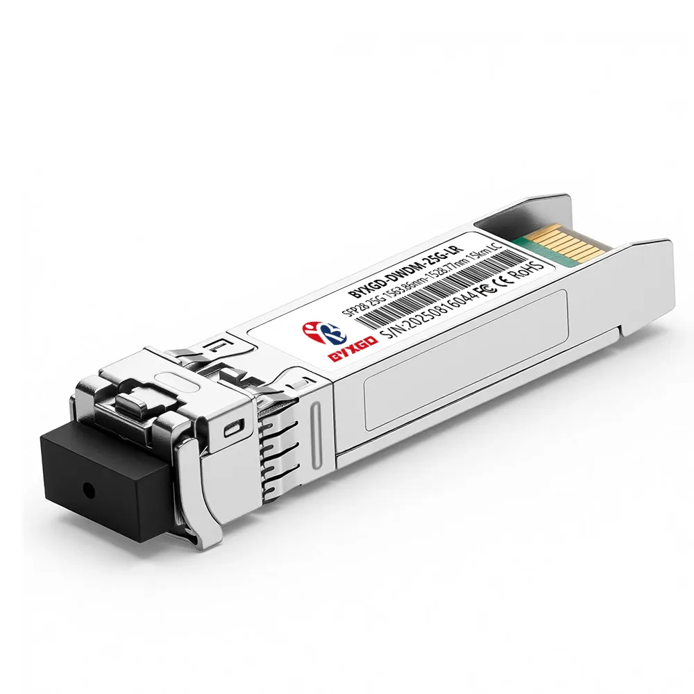 C17-C61 25G DWDM SFP28 100GHz, 15km LR, DDM डुप्लेक्स LC/UPC SMF
