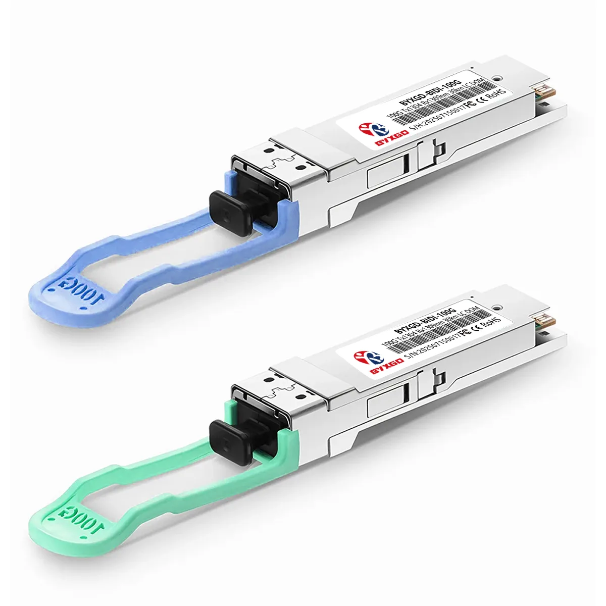100GBASE-BX30-U QSFP28 BiDi 1304.58nm-Tx/1309.14nm-Rx 30km