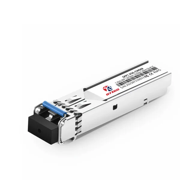SFP 1000BASE-CWDM 1270 nm-1610 nm 20 km DDM dúplex LC/UPC SMF