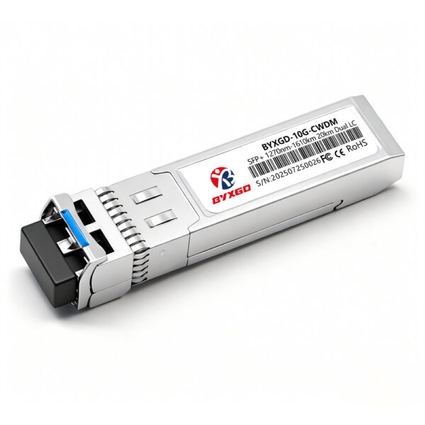 SFP+ 10G CWDM 1270nm-1610nm 20km DDM Duplex LC/UPC SMF