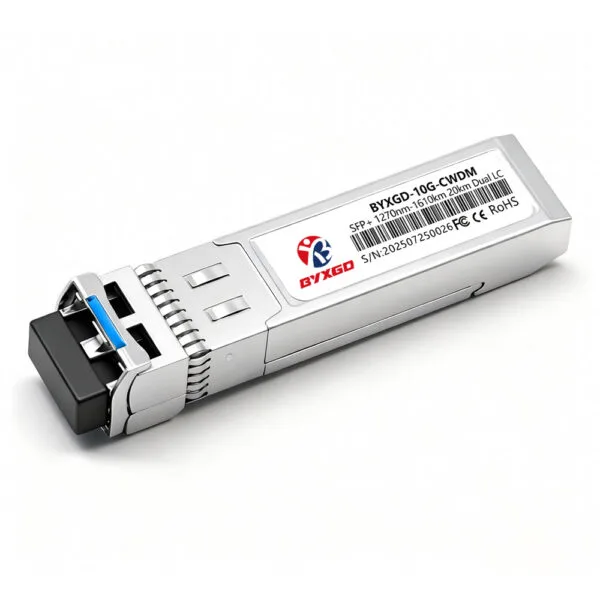 SFP+ 10G CWDM 1270nm-1610nm 20km DDM ดูเพล็กซ์ LC/UPC SMF
