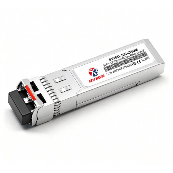 SFP+ 10G CWDM 1270nm-1610nm 60km DDM Duplex LC/UPC SMF