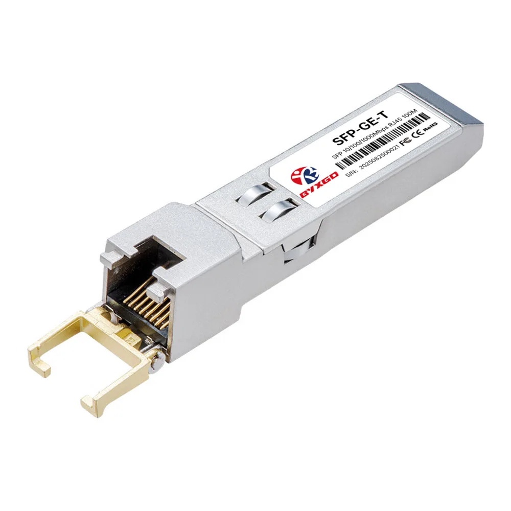 SFP RJ45 1000Mbps 100M gold plating