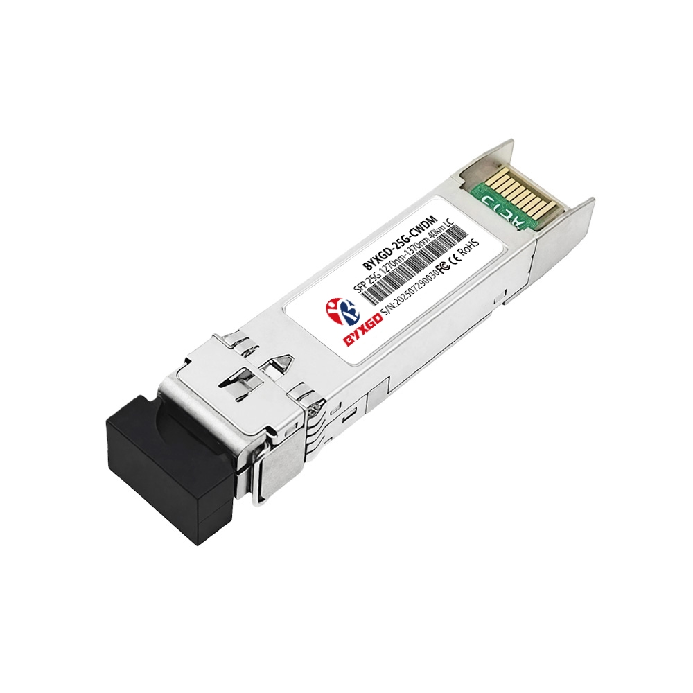 SFP28 25G CWDM 1270nm-1370nm 40km DDM Duplex LC/UPC SMF