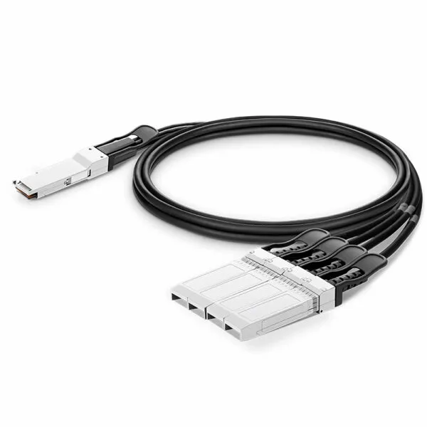 Cáp phân tách đồng thụ động trực tiếp 200G QSFP56 đến 4 x 50G SFP56