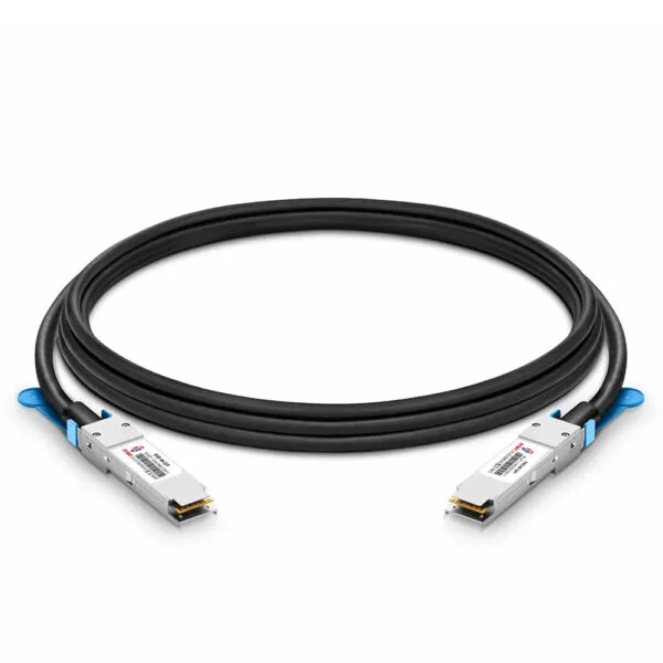 Cabo de cobre de 1 m (3 pés) compatível com Cisco Meraki MA-CBL-40G-1M, 40G QSFP+, para conexão direta passiva.
