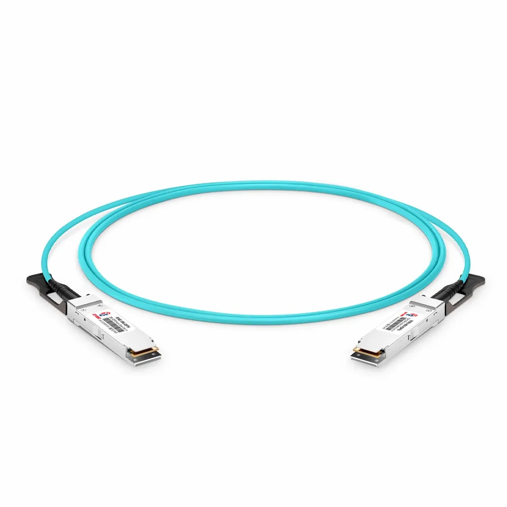 맞춤형 길이 200G QSFP56 InfiniBand HDR 액티브 광 케이블