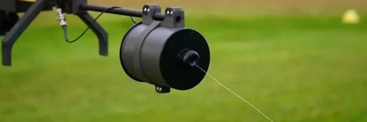 Fiber Optic Drone "soda-can" tension.