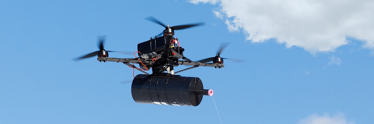 Fiber Optic Drone outer PETG shell