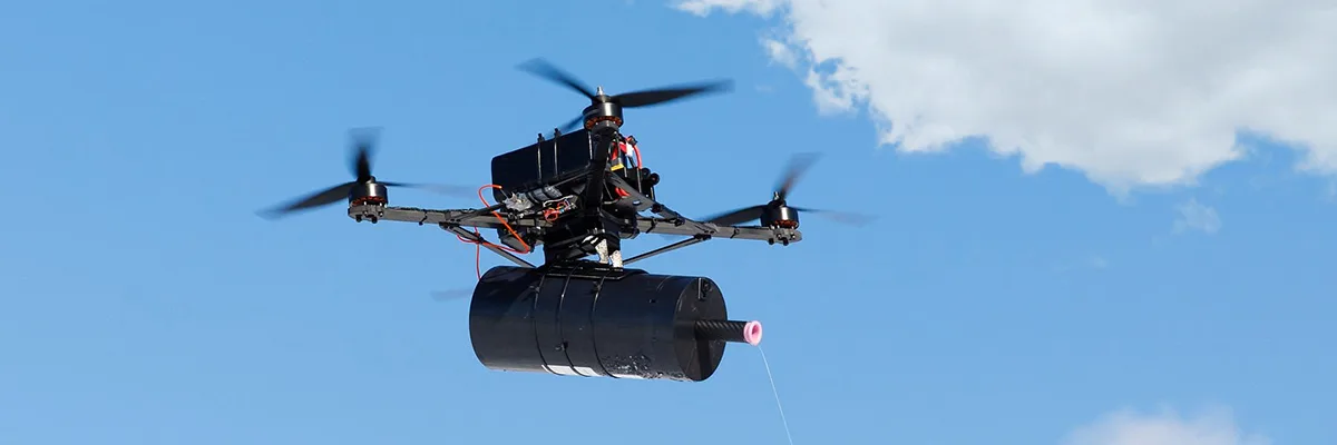 Fiber Optic Drone outer PETG shell