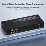 2x RJ45 to 6x SFP Industrial Media Converter - 5