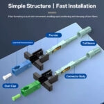 3L Nut Type SC APC/UPC Quick Connector - 3