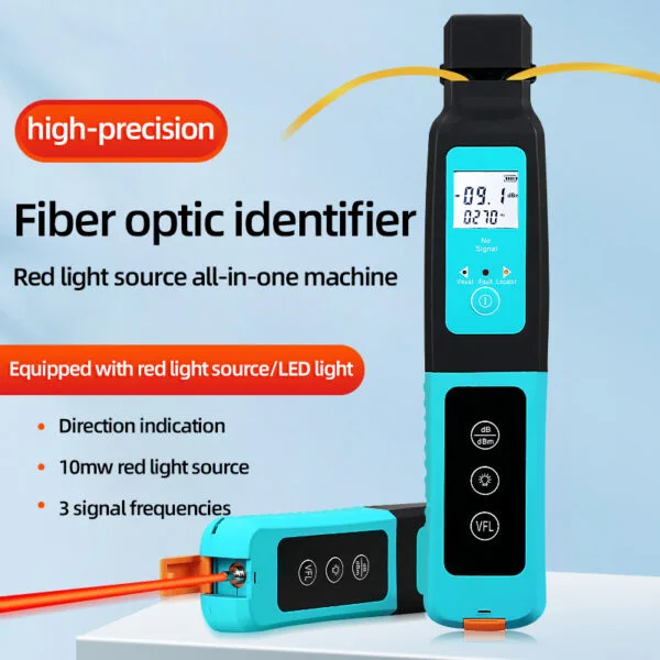 Identificador de fibra óptica en vivo 4 en 1