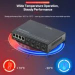 Медный медиаконвертер RJ45 в SFP (4 разъема RJ45) - 4 разъема SFP (4 разъема SFP) - 6 шт.