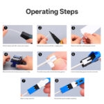ESC250D SC-APC/SC-UPC Fiber Optic Fast/Quick Connector - 1