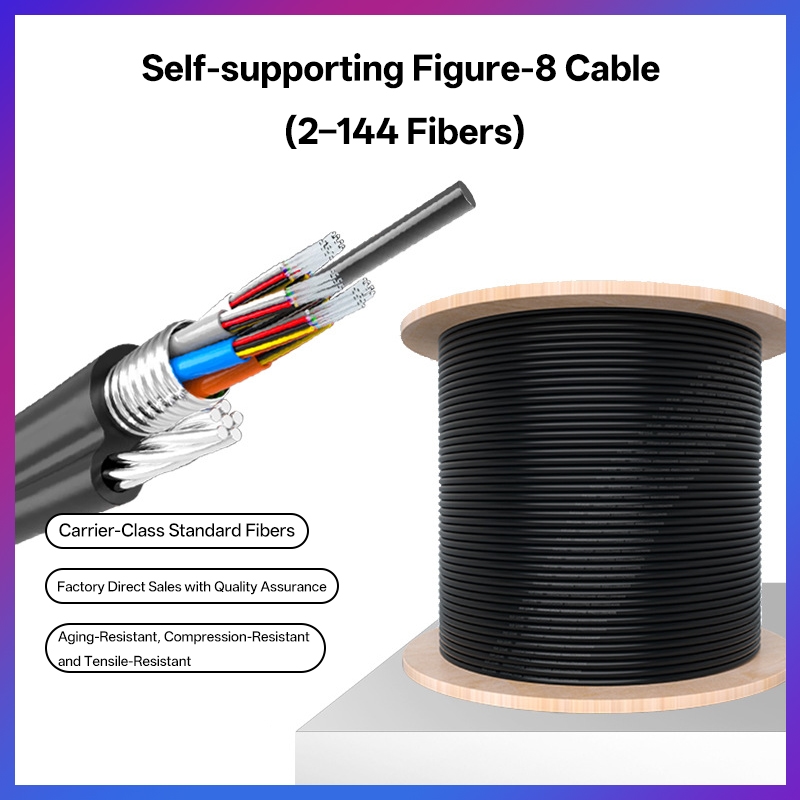 Figure 8 Fiber Optic Cable GYTC8S 9/125μm G652D SM Figure 8 Fiber Optic Cable GYTC8S 9/125μm G652D SM
