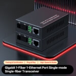 HTB-1100S Mini Media Converter – 1x RJ45 to 1x Single Mode - 1