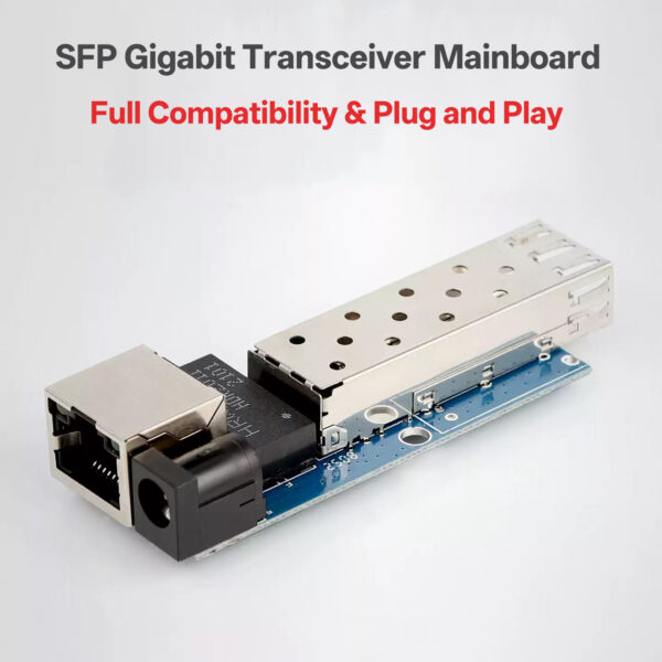Mini 1000M Copper to Fiber Media Converter PCBA