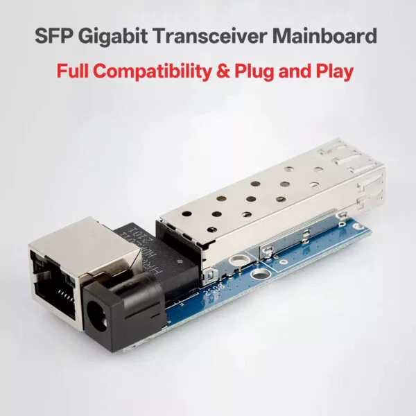 แผงวงจรพิมพ์ (PCBA) สำหรับแปลงสัญญาณทองแดงเป็นไฟเบอร์ขนาดเล็ก 1000 เมตร